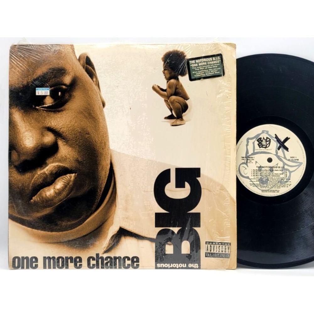 NOTORIOUS BIG - ONE MORE CHANCE - HIP HOP SINGLE RECORD 1994 OG IN SHRINK